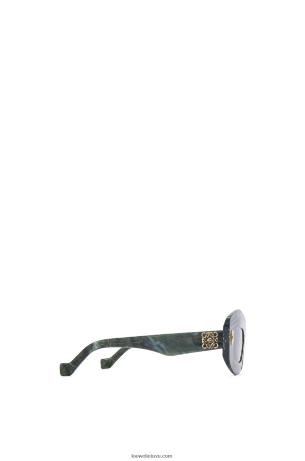 Loewe moterys acetato ekrano akiniai nuo saulės marmuro žalia BZ26XN1431