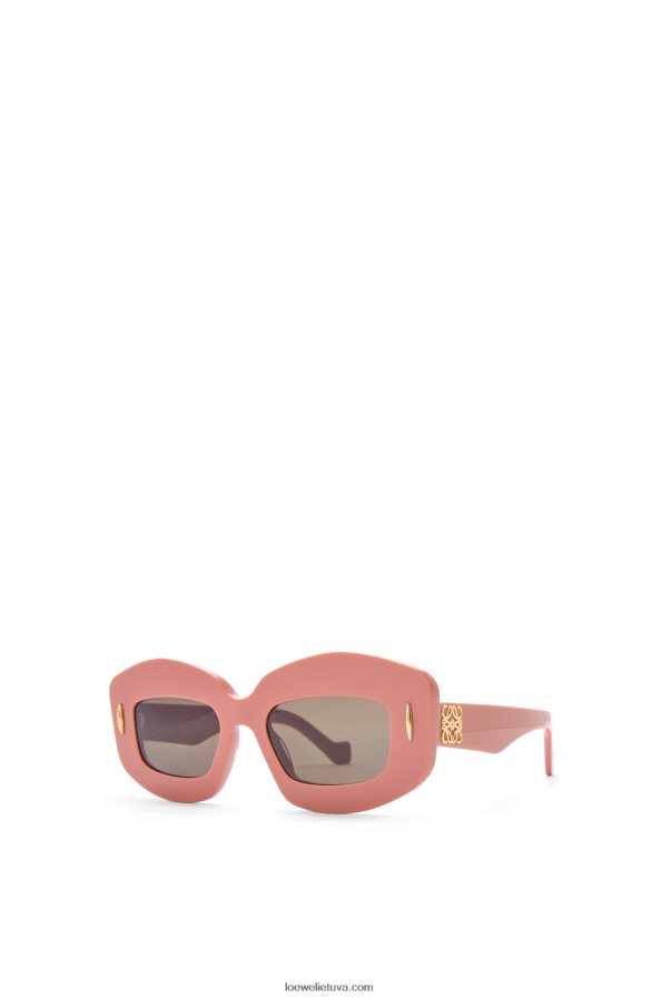 Loewe moterys acetato ekrano akiniai nuo saulės šviesiai rožinė BZ26XN1430