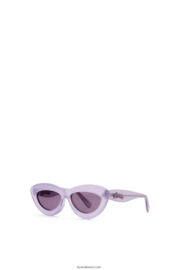 Loewe moterys acetato katės akių akiniai nuo saulės alyvinė BZ26XN1508