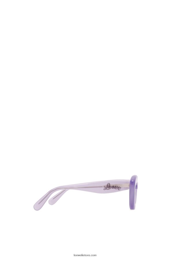 Loewe moterys acetato katės akių akiniai nuo saulės alyvinė BZ26XN1508