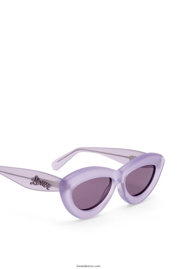Loewe moterys acetato katės akių akiniai nuo saulės alyvinė BZ26XN1508