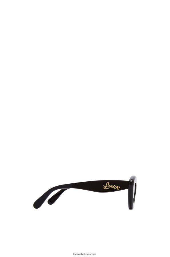 Loewe moterys acetato katės akių akiniai nuo saulės juodas BZ26XN1495