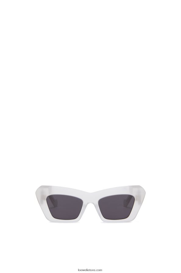 Loewe moterys acetato katės akių akiniai nuo saulės ledo baltumo BZ26XN1479