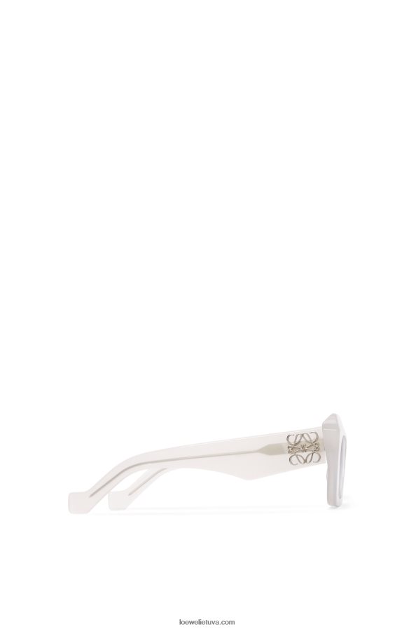 Loewe moterys acetato katės akių akiniai nuo saulės ledo baltumo BZ26XN1479