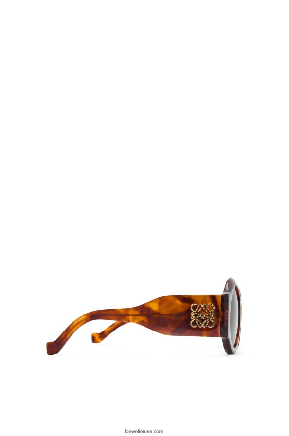Loewe moterys lenkti akiniai nuo saulės acetato liepsnojanti havana BZ26XN1441
