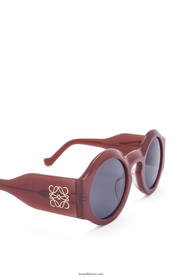 Loewe moterys lenkti akiniai nuo saulės acetato rūdys BZ26XN1442
