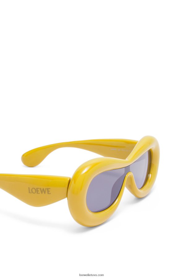 Loewe moterys pripučiami akiniai nuo saulės iš nailono geltona BZ26XN1500