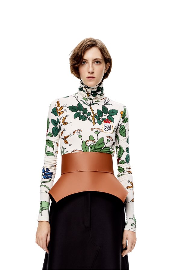 Loewe moterys obi diržas nappa įdegis BZ26XN1153