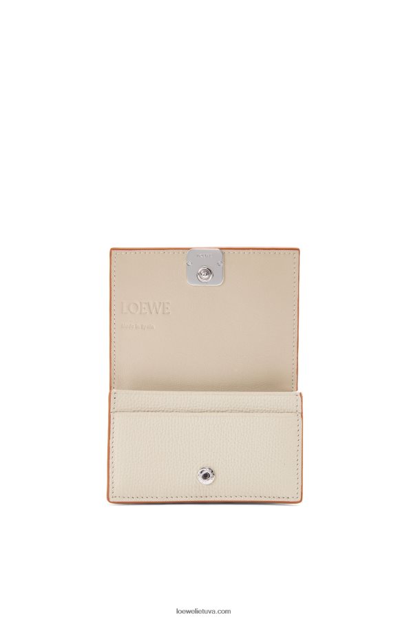 Loewe moterys anagramos vizitinės kortelės laikiklis iš žvirgždo veršiuko odos lengvas vaiduoklis BZ26XN1349