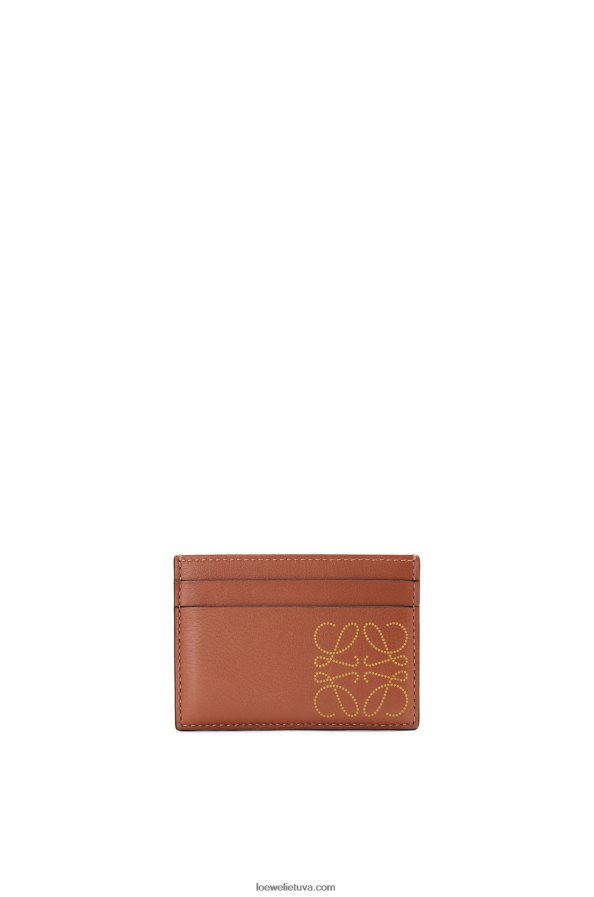 Loewe moterys prekinio ženklo paprastos kortelės turėtojas įdegis/ochra BZ26XN1388