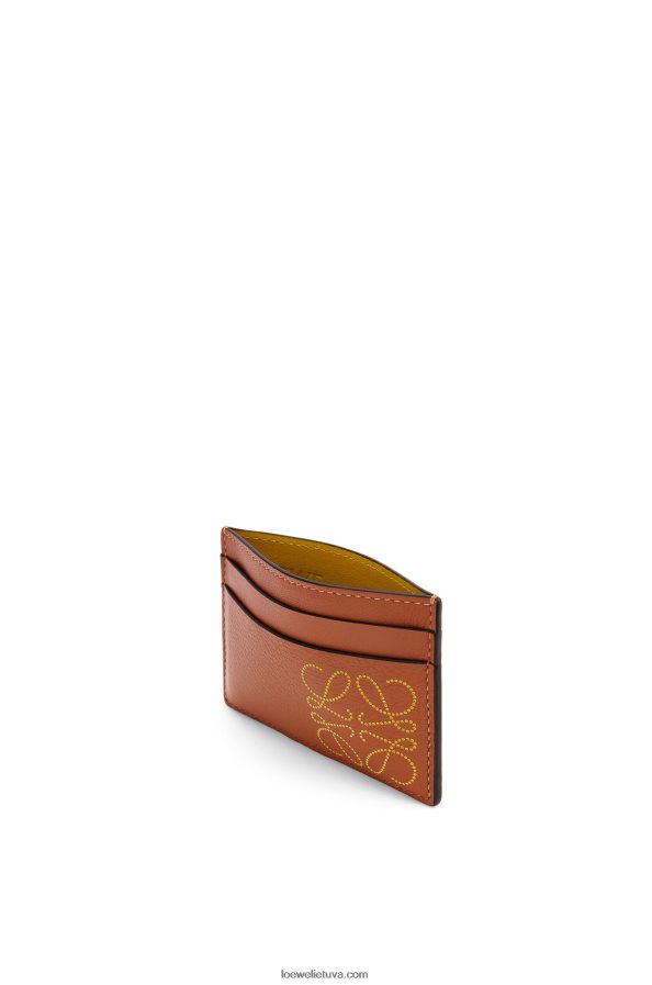 Loewe moterys prekinio ženklo paprastos kortelės turėtojas įdegis/ochra BZ26XN1388