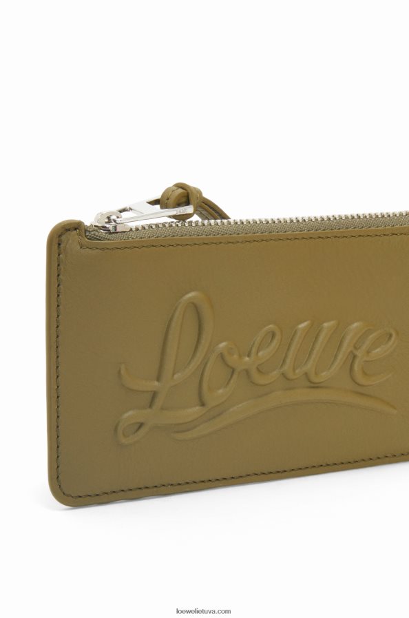 Loewe moterys didelis monetų laikiklis iš klasikinės veršiuko odos alyvuogių BZ26XN1332