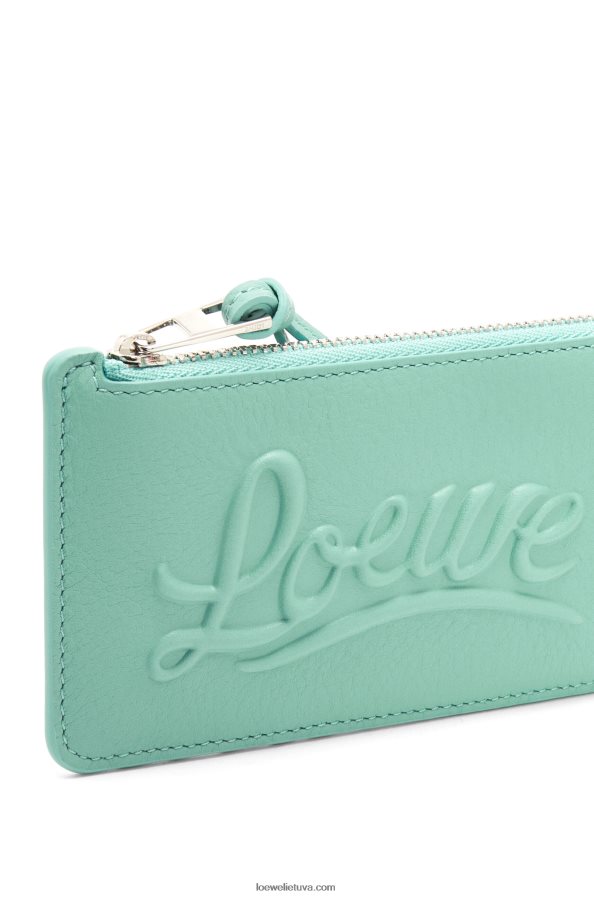 Loewe moterys didelis monetų laikiklis iš klasikinės veršiuko odos šviežių mėtų BZ26XN1333