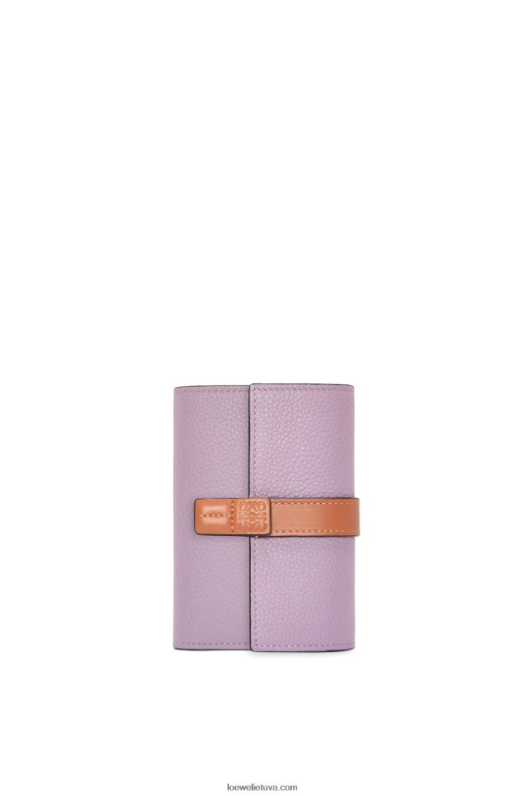Loewe moterys maža vertikali piniginė iš minkštos grūdėtos veršienos purvinas rausvas/gelsvai rudas BZ26XN1270