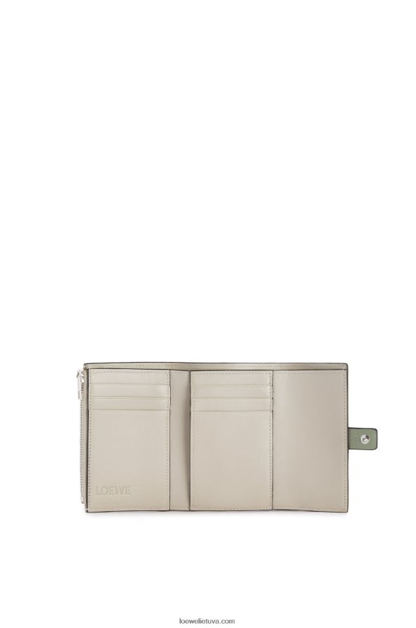 Loewe moterys maža vertikali piniginė iš minkštos grūdėtos veršienos rozmarinas / įdegis BZ26XN1225