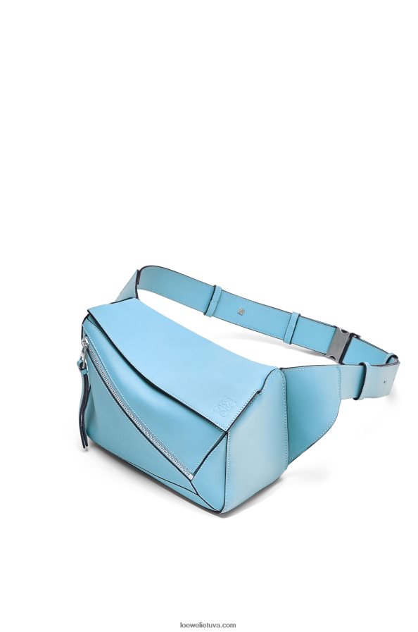 Loewe vyrų mažas galvosūkis iš klasikinės blauzdos odos olimpinė mėlyna BZ26XN567