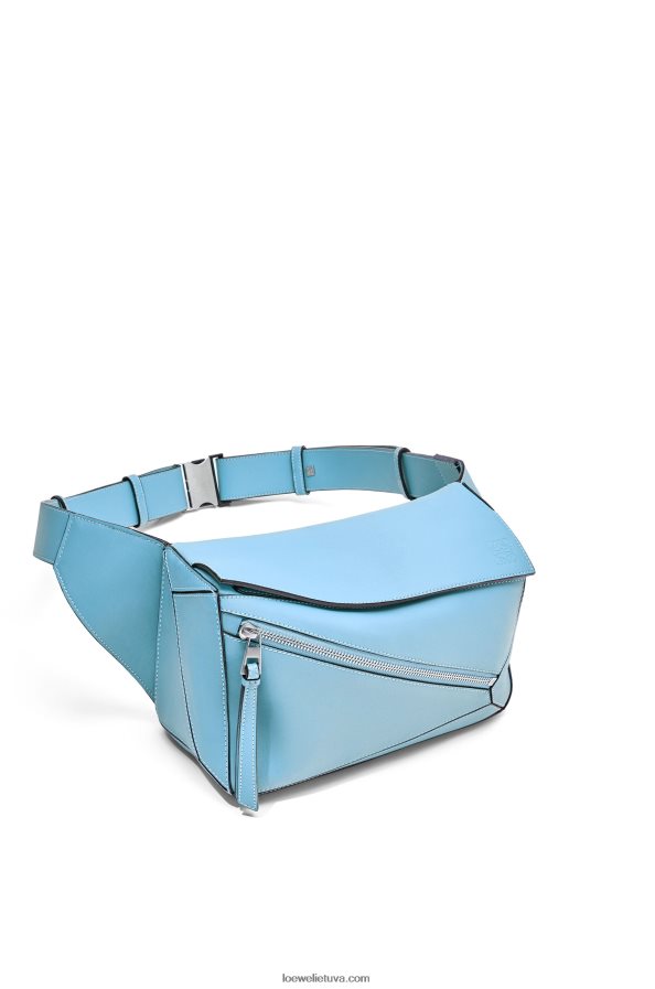 Loewe vyrų mažas galvosūkis iš klasikinės blauzdos odos olimpinė mėlyna BZ26XN567