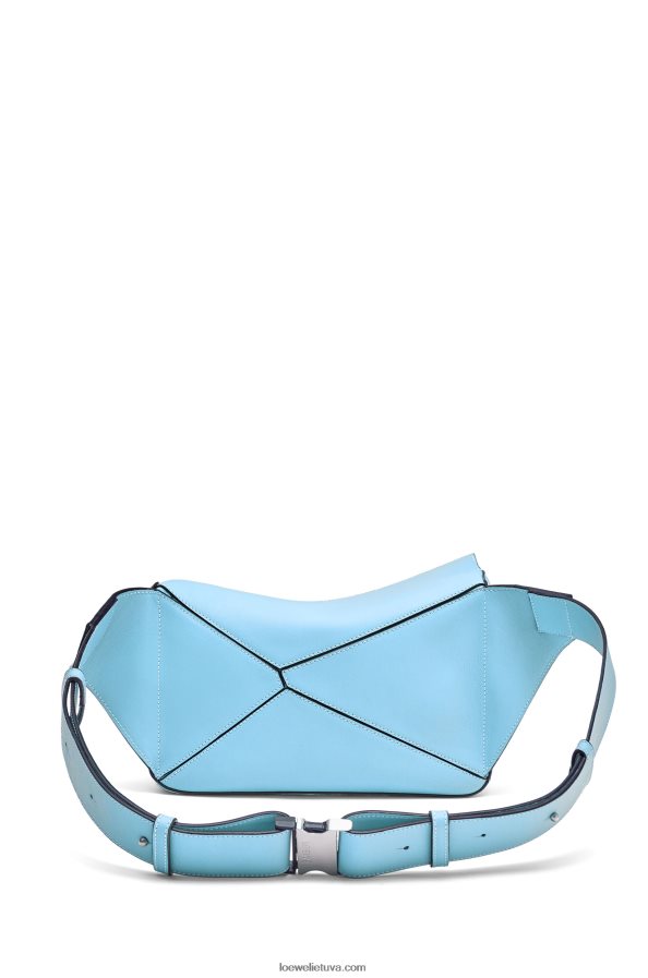 Loewe vyrų mažas galvosūkis iš klasikinės blauzdos odos olimpinė mėlyna BZ26XN567