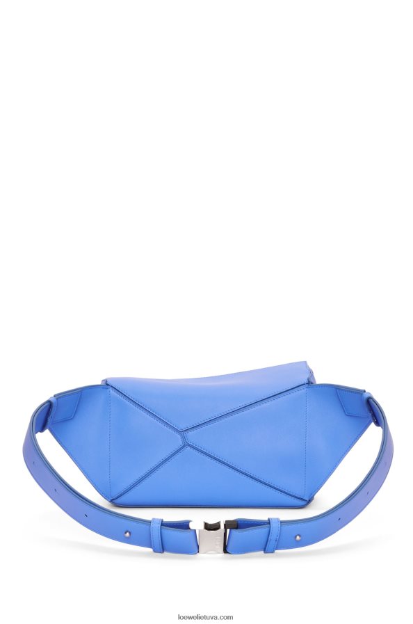 Loewe vyrų mažas galvosūkis iš klasikinės blauzdos odos pajūrio mėlyna BZ26XN563
