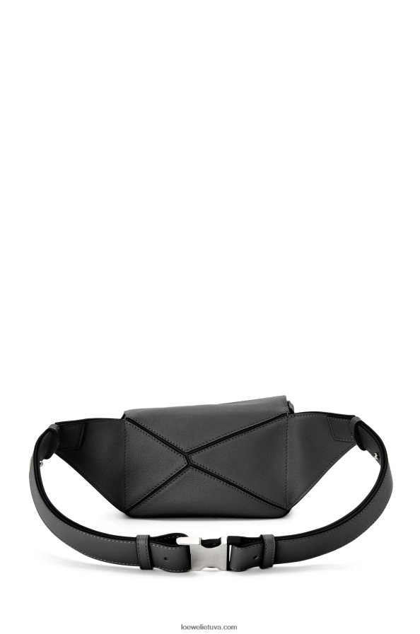 Loewe vyrų mini galvosūkis iš klasikinės blauzdos odos juodas BZ26XN279