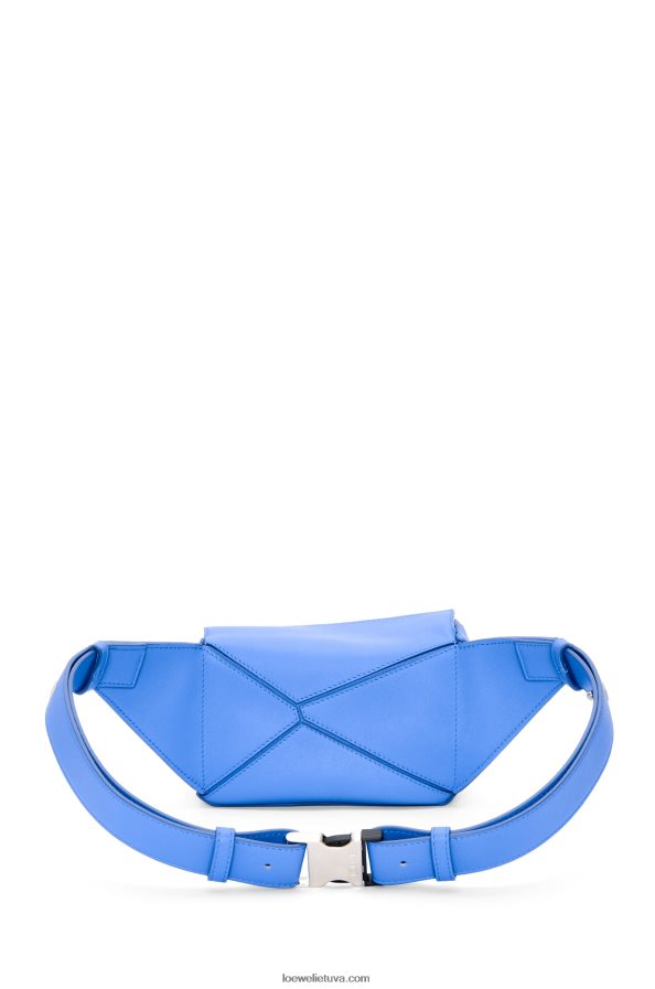 Loewe vyrų mini galvosūkis iš klasikinės blauzdos odos pajūrio mėlyna BZ26XN547