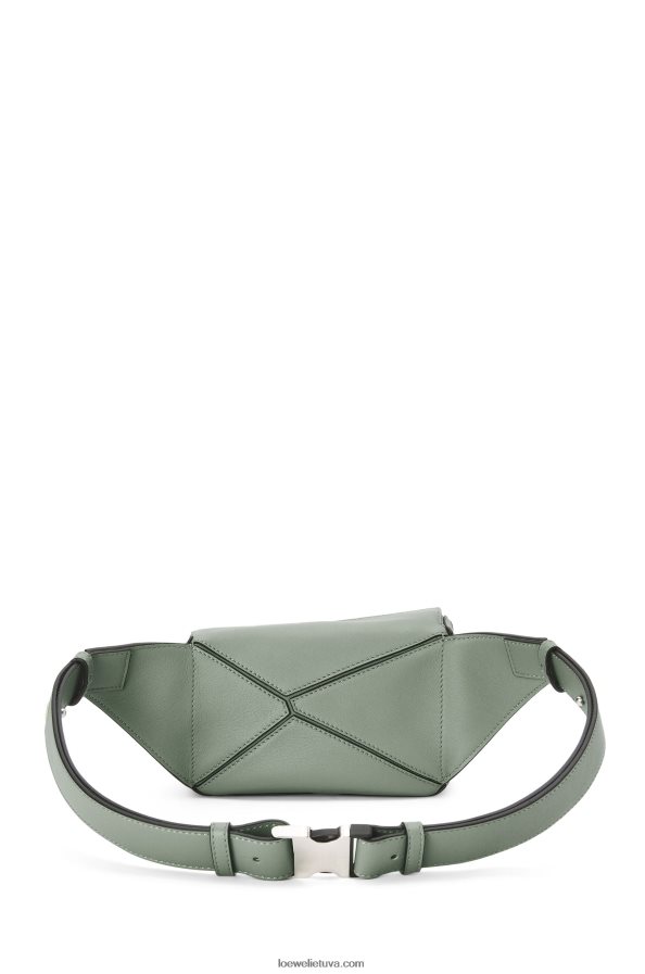 Loewe vyrų mini galvosūkis iš klasikinės blauzdos odos tamsusis šalavijas BZ26XN298