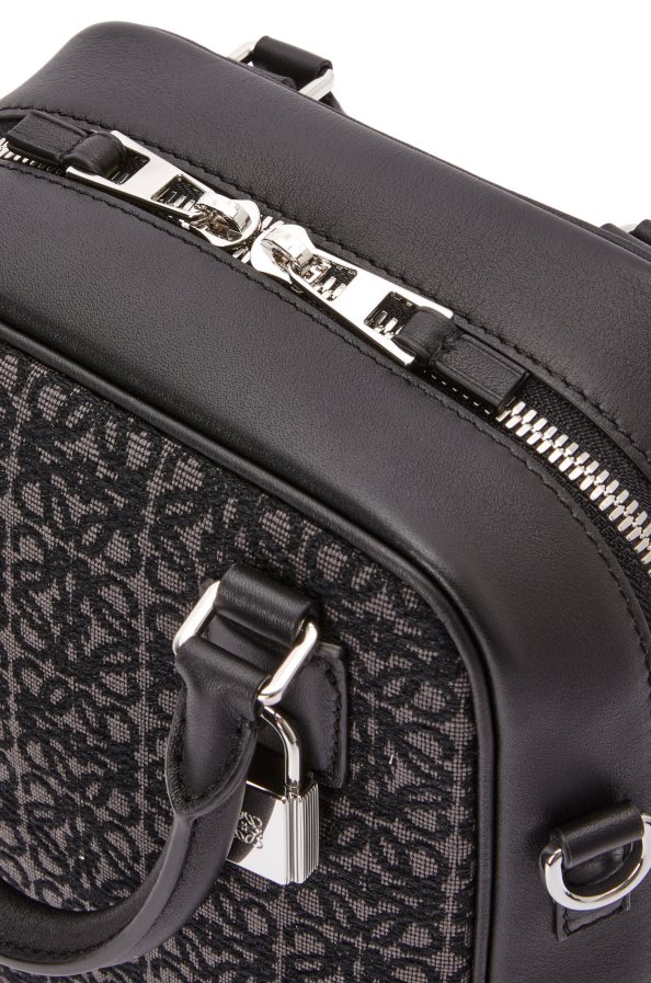 Loewe vyrų amazona 15 anagramoje žakardo ir veršio odos antracitas/juodas BZ26XN147